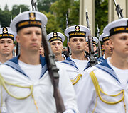 Valstybės vėliavos pakėlimo ceremonija Gedulo ir vilties bei Okupacijos ir genocido dienos proga
