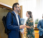 Iniciatyvos &bdquo;4 procentai&ldquo; atstovai susitiko su Seimo Pirmininke