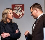 Kajsa Ollongren, Laurynas Kasčiūnas
