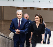 Gitanas Nausėda, Viktorija Čmilytė-Nielsen