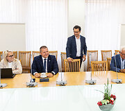 Ligita Girskienė, Dainius Gaižauskas, Robertas &Scaron;arknickas, Dainius Kepenis