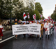 Laisvųjų baltarusių akcijos mitingas