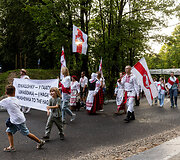 Laisvųjų baltarusių akcijos mitingas