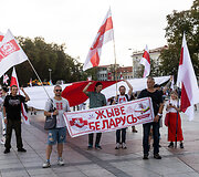 Laisvųjų baltarusių akcijos mitingas