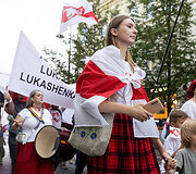Laisvųjų baltarusių akcijos mitingas