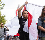 Laisvųjų baltarusių akcijos mitingas