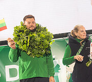 Mantas Jusis, Justina Vanagaitė