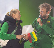 Justina Vanagaitė, Vaidas Leliuga