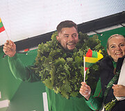 Mantas Jusis, Justina Vanagaitė