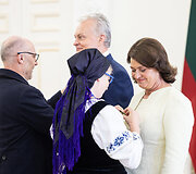 Lietuvos dainų &scaron;ventės &bdquo;Kad giria žaliuotų&ldquo; kūrėjų pagerbimo ceremonija