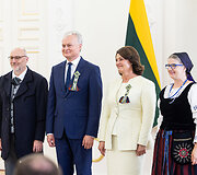 Lietuvos dainų &scaron;ventės &bdquo;Kad giria žaliuotų&ldquo; kūrėjų pagerbimo ceremonija