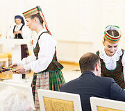 Lietuvos dainų &scaron;ventės &bdquo;Kad giria žaliuotų&ldquo; kūrėjų pagerbimo ceremonija