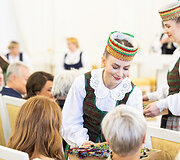 Lietuvos dainų &scaron;ventės &bdquo;Kad giria žaliuotų&ldquo; kūrėjų pagerbimo ceremonija