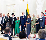 Lietuvos dainų &scaron;ventės &bdquo;Kad giria žaliuotų&ldquo; kūrėjų pagerbimo ceremonija