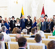 Lietuvos dainų &scaron;ventės &bdquo;Kad giria žaliuotų&ldquo; kūrėjų pagerbimo ceremonija