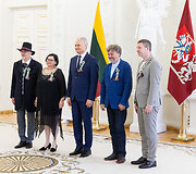 Lietuvos dainų &scaron;ventės &bdquo;Kad giria žaliuotų&ldquo; kūrėjų pagerbimo ceremonija