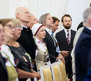 Lietuvos dainų &scaron;ventės &bdquo;Kad giria žaliuotų&ldquo; kūrėjų pagerbimo ceremonija