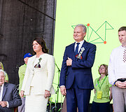 Valdas Adamkus, Diana Nausėdienė, Gitanas Nausėda, Simonas Kairys