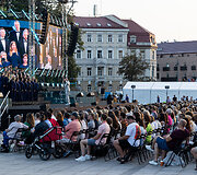 Dainų &scaron;ventės &Scaron;imtmečio vakaras Katedros aik&scaron;tėje