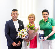 Jubiliejų minėjusių Lietuvos sportui ir olimpizmui nusipelniusių žmonių apdovanojimai