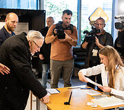Vytautas Landsbergis i&scaron; anksto balsavo Seimo rinkimuose