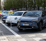 &bdquo;eJudėjimo&ldquo; festivalyje esantys automobiliai