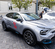 &bdquo;eJudėjimo&ldquo; festivalyje esantys automobiliai