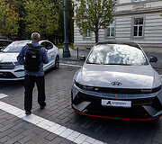&bdquo;eJudėjimo&ldquo; festivalyje esantys automobiliai