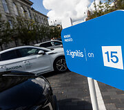 &bdquo;eJudėjimo&ldquo; festivalyje esantys automobiliai