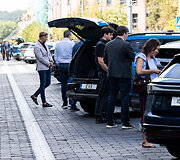 &bdquo;eJudėjimo&ldquo; festivalyje esantys automobiliai