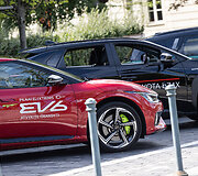 &bdquo;eJudėjimo&ldquo; festivalyje esantys automobiliai