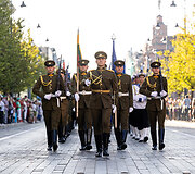 Karinių orkestrų festivalio &bdquo;Military Tattoo Lithuania 2024&ldquo; paradas