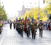 Karinių orkestrų festivalio &bdquo;Military Tattoo Lithuania 2024&ldquo; paradas