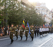 Karinių orkestrų festivalio &bdquo;Military Tattoo Lithuania 2024&ldquo; paradas