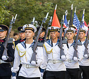 Karinių orkestrų festivalio &bdquo;Military Tattoo Lithuania 2024&ldquo; paradas
