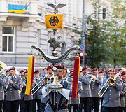 Karinių orkestrų festivalio &bdquo;Military Tattoo Lithuania 2024&ldquo; paradas