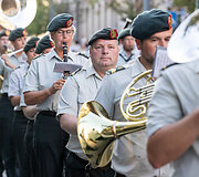 Karinių orkestrų festivalio &bdquo;Military Tattoo Lithuania 2024&ldquo; paradas