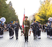 Karinių orkestrų festivalio &bdquo;Military Tattoo Lithuania 2024&ldquo; paradas