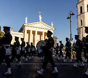 Karinių orkestrų festivalio &bdquo;Military Tattoo Lithuania 2024&ldquo; paradas