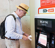 Bilietomatai Vilniaus traukinių stotyje