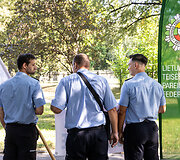 Lietuvos teisėsaugos pareigūnų federacijai priklausančių profesinių sąjungų piketas
