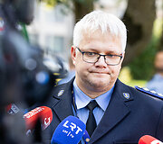 Lietuvos teisėsaugos pareigūnų federacijai priklausančių profesinių sąjungų piketas