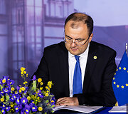 Europos Tarybos pagrindų konvencijos dėl dirbtinio intelekto, žmogaus teisių, demokratijos ir teisinės valstybės sutarties pasira&scaron;ymas