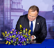 Europos Tarybos pagrindų konvencijos dėl dirbtinio intelekto, žmogaus teisių, demokratijos ir teisinės valstybės sutarties pasira&scaron;ymas