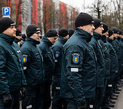 Vilniaus apskrities vyriausiojo policijos komisariato vadų pasikeitimo ceremonija