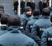 Vilniaus apskrities vyriausiojo policijos komisariato vadų pasikeitimo ceremonija