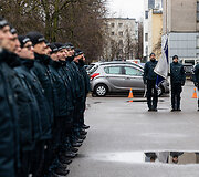 Vilniaus apskrities vyriausiojo policijos komisariato vadų pasikeitimo ceremonija