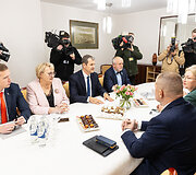 Robertas Duchnevič, Rasa Budbergytė, Gintautas Paluckas, Juozas Olekas