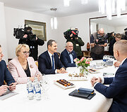 Robertas Duchnevič, Rasa Budbergytė, Gintautas Paluckas, Juozas Olekas