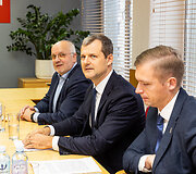 Juozas Olekas, Gintautas Paluckas, Robert Duchnevič